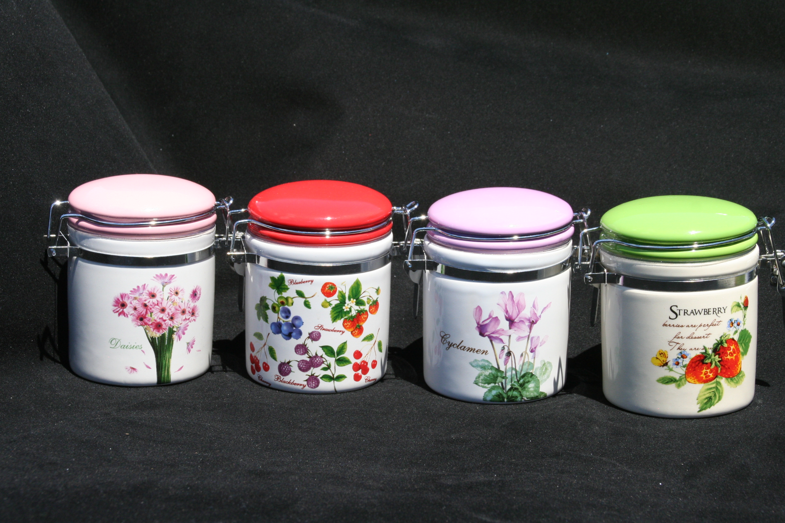 Mini Floral Cavalier Cannister